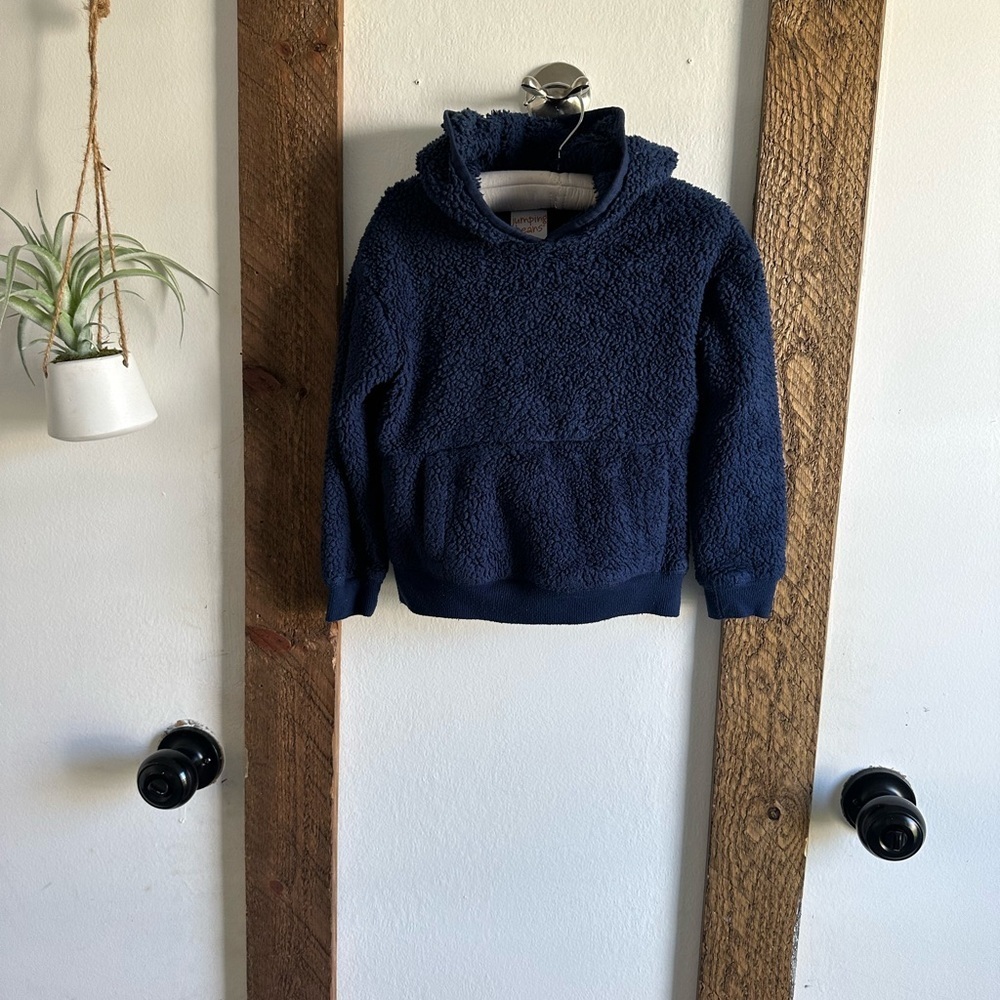 Jumping Beans Cozy Sherpa 2T Toddler Hoodie Sweatshirt
VGUC